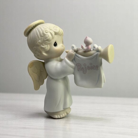 Precious Moments Rejoice O Earth Vintage Collectible Figurine 1991 Enesco Boxed - Picture 1 of 11